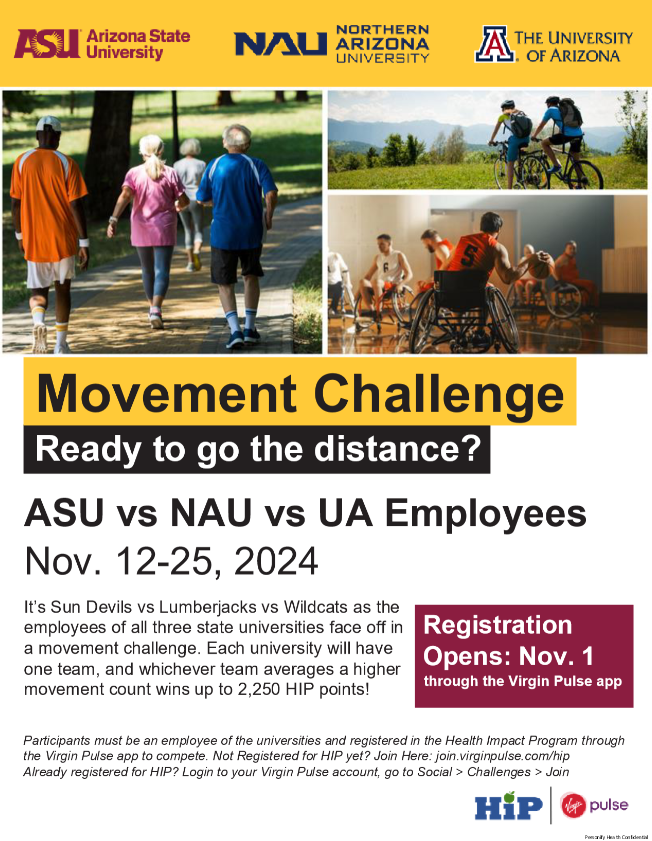 movement challenge image for dates November 12-25, 2024