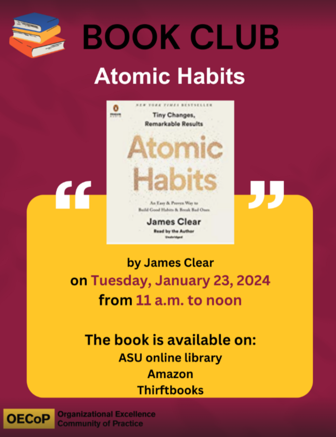 ASU Book Club Flyer for January