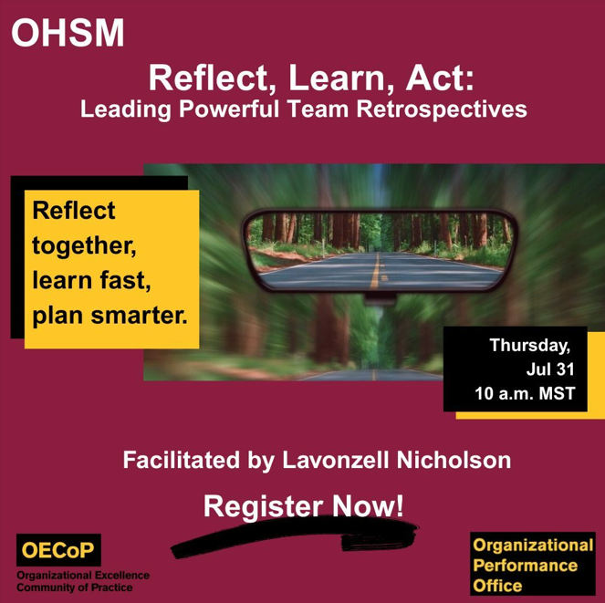 Flyer for Refect, Learn, Act Hands-on Session
